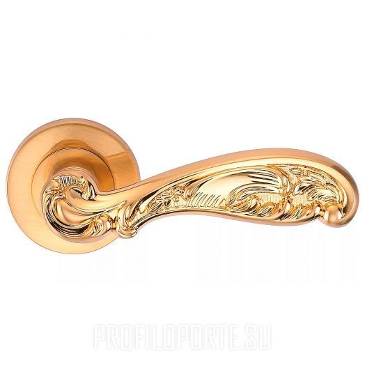 Ручка дверная Archie Flor S. GOLD Золото матовое