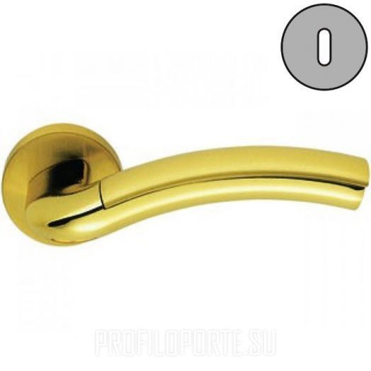 Ручка дверная Colombo MILLA LC 31 R 10967 латунь полированная, золото матовое