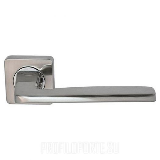 Ручка дверная Rossi Mirra LD 263-F21 SN, CP Никель матовый, никель