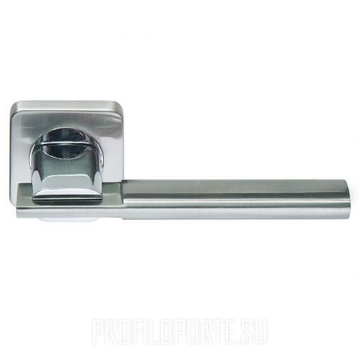Ручка дверная Rossi Tesa LD 176-F21 SN, CP Никель матовый, никель