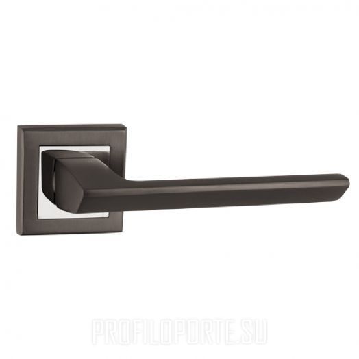 Ручка дверная Punto QL Blade GR, CP-23 графит, хром
