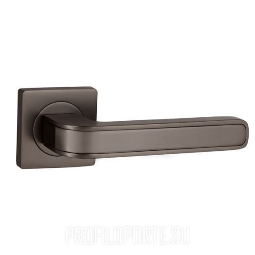 Ручка дверная Punto ZQ Futura GR, BN-23 графит, никель чёрный