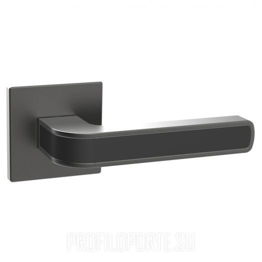 Ручка дверная Fuaro SL Neo GR, BL-23 графит, черный