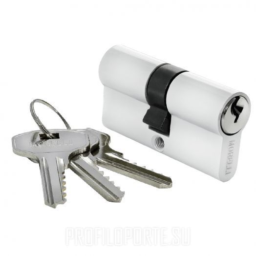 Ключевой цилиндр Morelli ключ-ключ 60C W белый